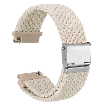 Braided Nylon Watch Straps, Off White