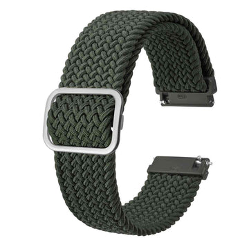 Braided Nylon Watch Straps, Army Green