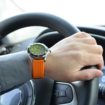 Lightweight Silicone Watch Bands, Orange
